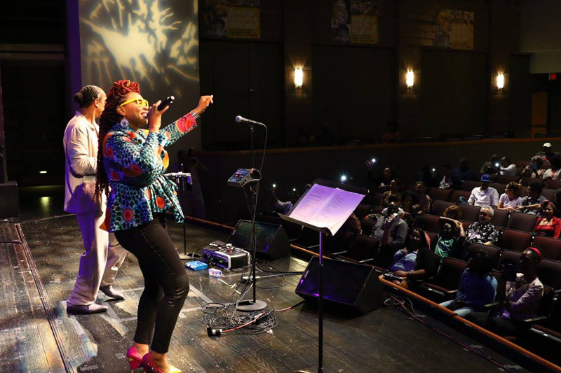 Jazz performance at THEARC Theater in Washington, DC's Congress Heights neighborhood