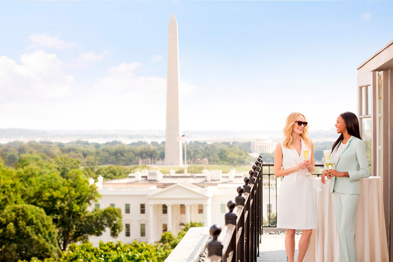 Outdoor event at Top of the Hay at The Hay-Adams Hotel - Unique outdoor meeting and events venue in Washington, DC