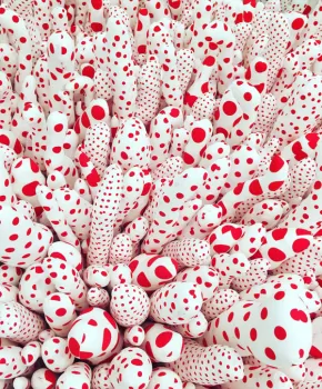 Phalli's Field Infinity Mirror Room - Yayoi Kusama Infinity Mirror's Exhibit at the Hirshhorn Museum - Washington, DC