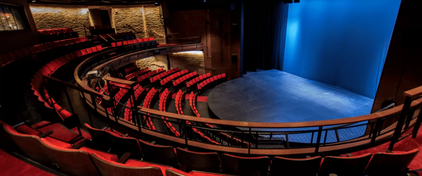 Round House Theatre - Looking onto stage from balcony
