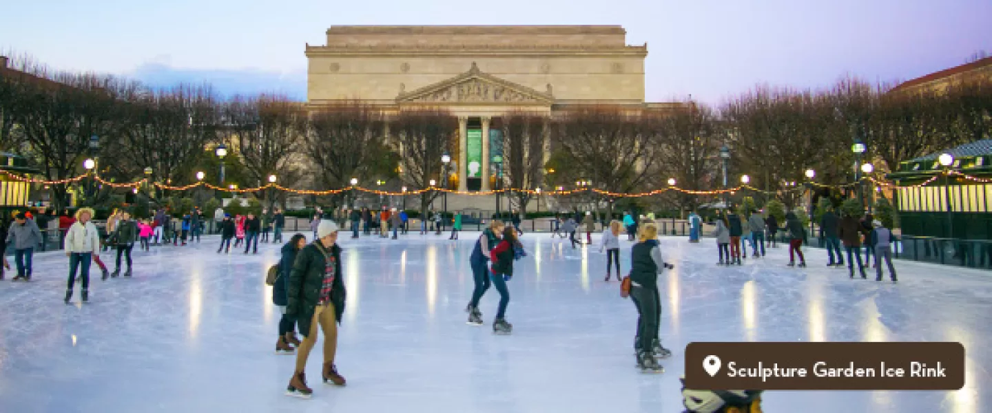 Ice Skating at Sculpture Garden Ice Rink