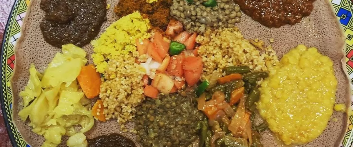 Ethiopian food from Dukem