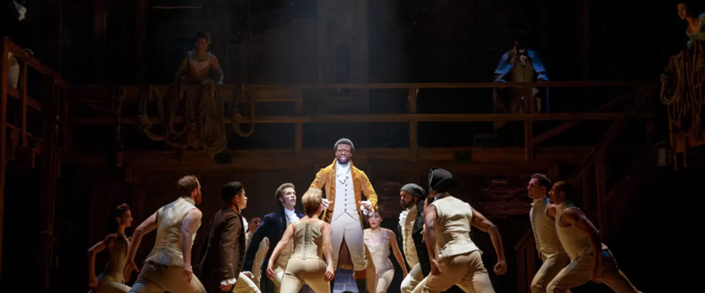 Lin-Manuel Miranda’s Broadway smash 'Hamilton' - Theater at the Kennedy Center for the Performing Arts in Washington, DC
