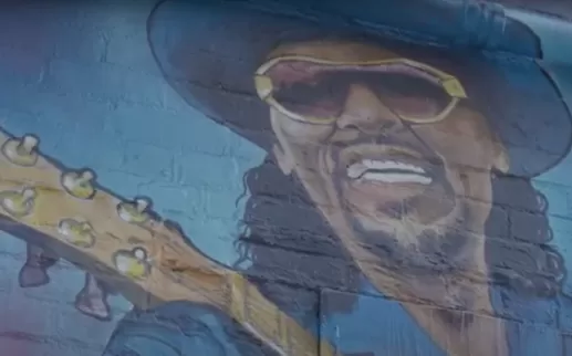 Grandfather of Go-Go Chuck Brown Mural by Aniekan Udofia