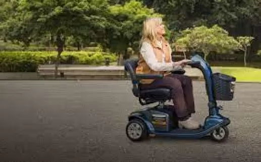 ScootAround - Woman on ScootAround Scooter