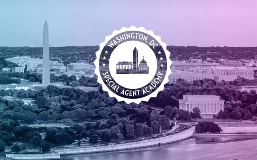 Special Agent Academy logo - English