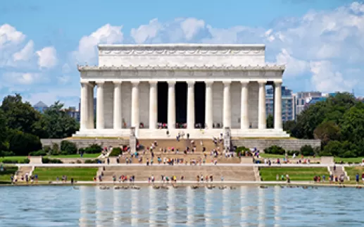 Lincoln Memorial in Summer