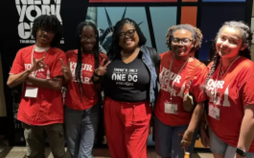 Four of AEF’s Career Ready Interns visit New York City and participated in the Global Citizen’s Challenge and the SYTA Annual Conference.