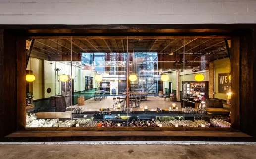 @rlopez809 / @oneeightd - View of the distillery at One Eight Distilling in DC's Ivy City neighborhood