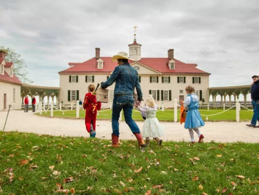 Trick-or-Treating at Mount Vernon