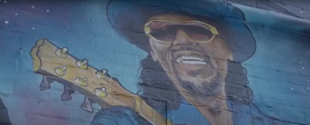 Grandfather of Go-Go Chuck Brown Mural by Aniekan Udofia