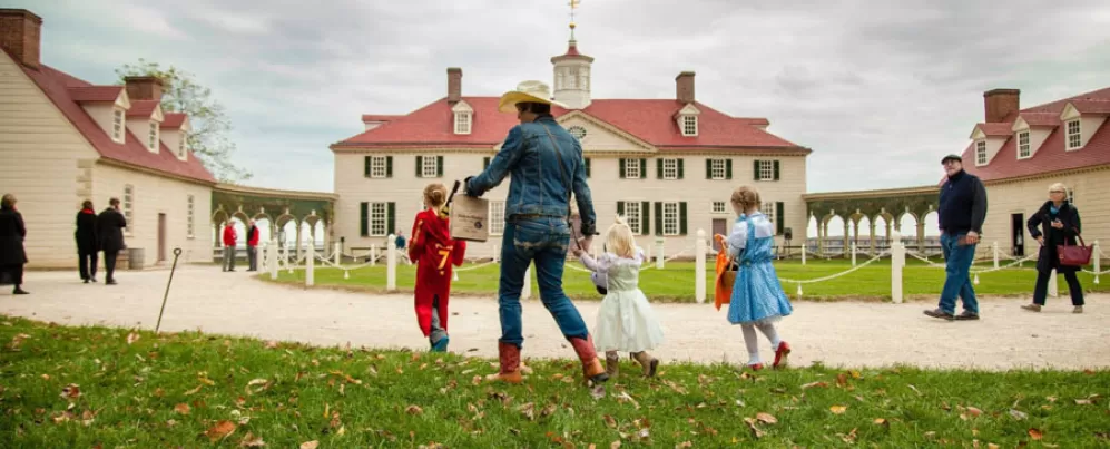 Trick-or-Treating at Mount Vernon