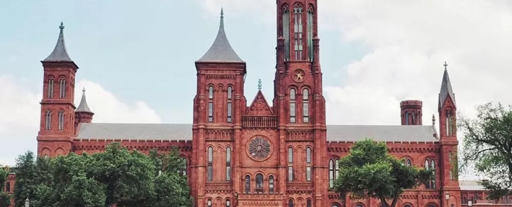 @travelwith_caro - Summer scene at the Smithsonian Castle on the National Mall - The best things to do this summer in Washington, DC